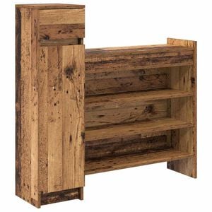 vidaXL Mobile per scarpe 100,5 x 28 x 100 cm Legno ingegnerizzato