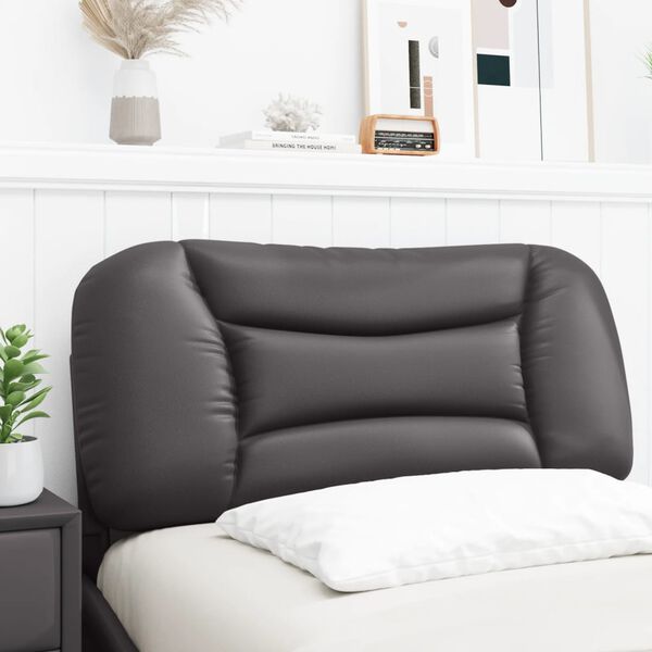vidaXL Cuscino Testiera Hvar Grigio 80 cm in Similpelle