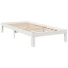 vidaXL Letto Libreria senza Materasso Bianco 100x200 cm Legno di Pino