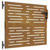 vidaXL Cancello da giardino 85 x 75 cm Nero Bloccabile