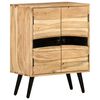 vidaXL Credenza 57x34x75 cm in Legno Massello di Acacia