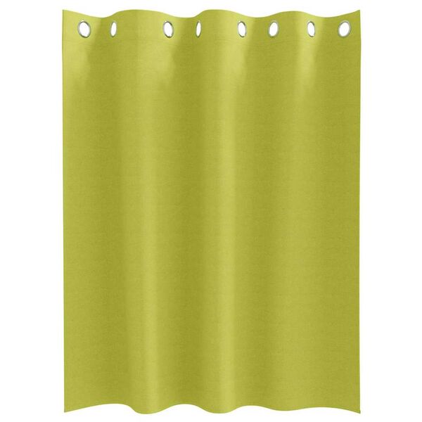 vidaXL Tende Blackout con Anelli 2 pcs Verde 140 x 140 cm Poliestere