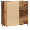 vidaXL Mobile porta vinili Legno vecchio 85 x 38 x 89 cm