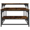 vidaXL Tavolino da Salotto Rovere Fumo 102x60x45 cm Legno Multistrato