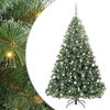 vidaXL Albero di Natale artificiale con 300 LED Verde 210 cm PE e PVC