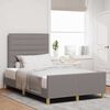 vidaXL Struttura del letto con testiera Talpa 120 x 190 cm Tessuto