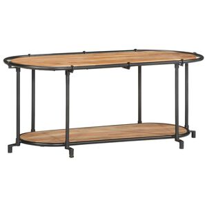 vidaXL Mobile Porta TV 100x42x40 cm in Legno Massello di Acacia
