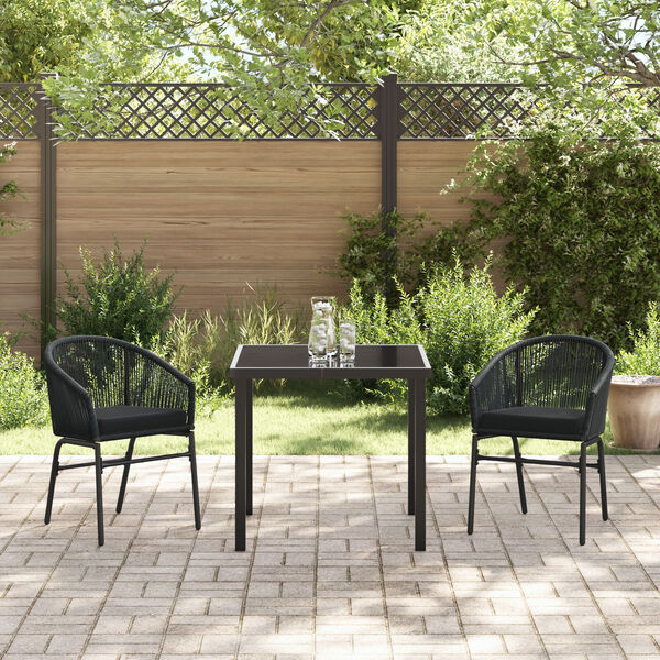 vidaXL Set da Pranzo per Giardino 7 pcs Marrone