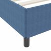 vidaXL Struttura del letto con materasso Blu 140 x 190 cm Tessuto