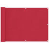 vidaXL Schermo da balcone 75 x 1000 cm Tessuto Oxford Rettangolare