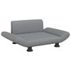 vidaXL Lettino per Cani Grigio Chiaro 70x45x28 cm in Tessuto