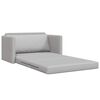 vidaXL Divano letto 110cm Grigio Nuvola Tessuto
