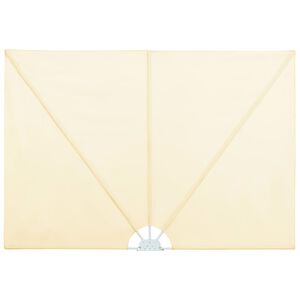 vidaXL Tenda Laterale per Terrazza Pieghevole Crema 240x160 cm