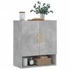 vidaXL Armadietto a Muro Grigio Cemento 60x31x70 cm Legno Multistrato