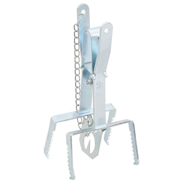 vidaXL Trappole per Talpe 5 pz Argento Acciaio Zincato
