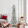 vidaXL Albero di Natale artificiale con 300 LED Bianco 180 cm
