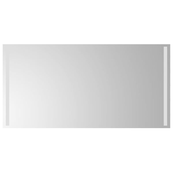 vidaXL Specchio da Bagno con Luci LED 60x100 cm