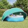 vidaXL Dome Piscina Verde 430 x 430 x 210 cm