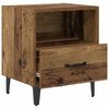 vidaXL Armadio da Notte con cassetto Legno vecchio 40 x 35 x 47,5 cm