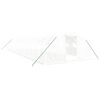 vidaXL Serra con Telaio in Acciaio Bianco 56 m&sup2; 14x4x2 m