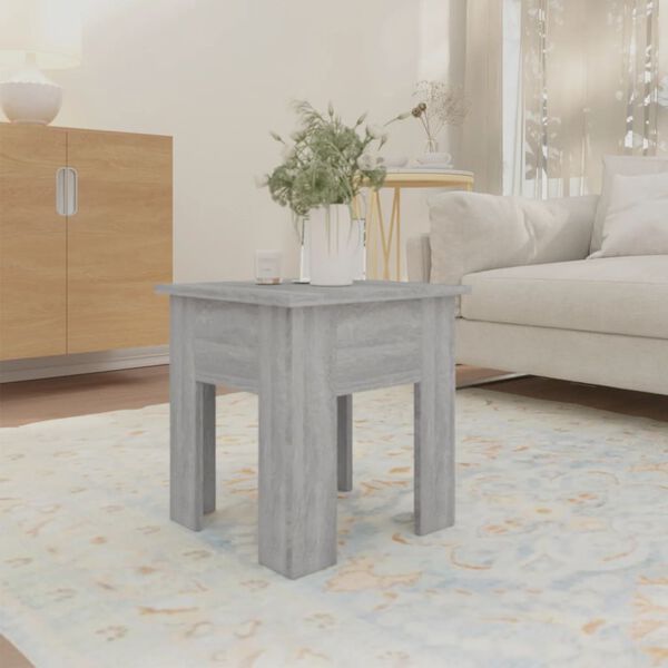 vidaXL Tavolino da Salotto Grigio Sonoma 40x40x42 cm in Truciolato