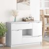 vidaXL Credenza con cassetto Bianco 100 x 30 x 65,6 Legno multistrato