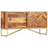 vidaXL Credenza 118x30x60 cm in Legno Massello di Acacia