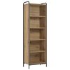 vidaXL Armadio per Libri 55,5 x 33 x 174 cm Legno ingegnerizzato