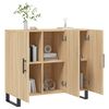 vidaXL Credenza Rovere Sonoma 90x34x80 cm in Legno Multistrato