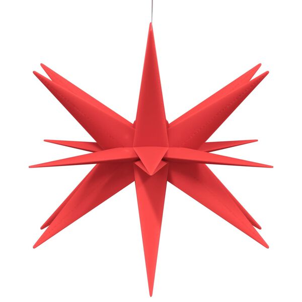 vidaXL Luci di Natale con LED 3 pz Pieghevoli Rosse 43 cm