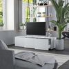vidaXL Mobile Porta TV Bianco 120x34x30 cm in Legno Multistrato