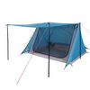 vidaXL Tenda da Campeggio per 2 Persone Blu Impermeabile