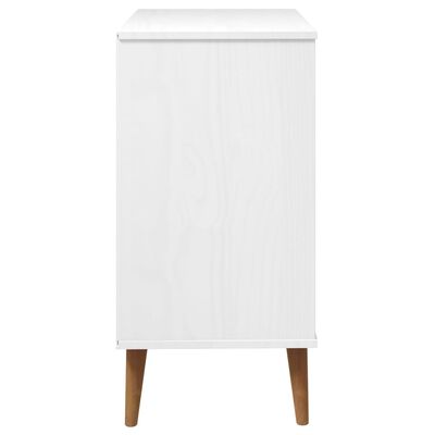 Credenza HAMAR Miele 79x40x80 cm in Legno Massello di Pino