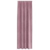 vidaXL Tende con tende 2 pcs Rosa scuro 140 x 225 cm Velluto
