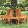 vidaXL Panchina Albero Circolare &Oslash; 208 Legno Massello di Eucalipto