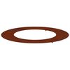 vidaXL adatto per Anello d'Albero Piatto Marrone &Oslash;50 / 80 cm