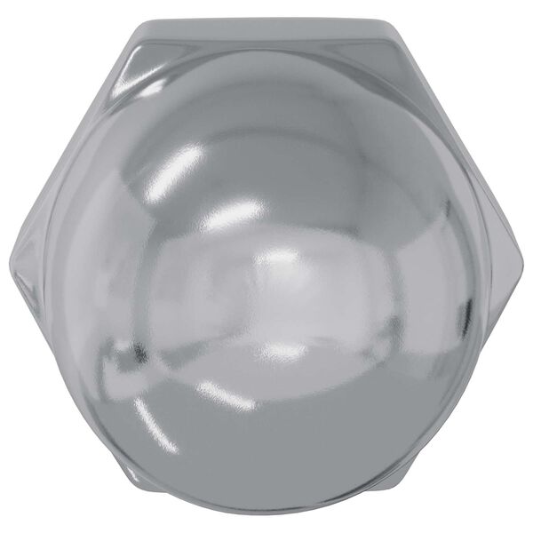 vidaXL Nuts a Ghianda 2 pcs Argento 12,8 x 12,8 x 6,5 cm Acciaio