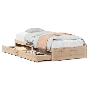 vidaXL Letto senza Materasso 90x200 cm in Legno Massello di Pino