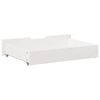 vidaXL Cassettoni da Letto 2 pz Bianchi 80x55x17 cm in Legno di Pino