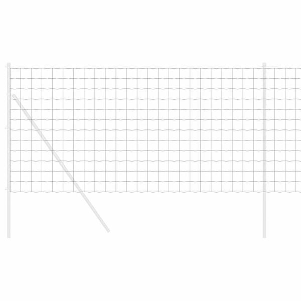 vidaXL Recinzione Esagonale Argento 1,2 x 50 m Acciaio zincato