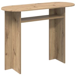 vidaXL Tavolo consolle Rovere Artigianale 100 x 39,5 x 75 cm