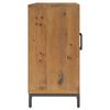 vidaXL Credenza Marrone 75x35x70 cm in Legno Massello di Pino