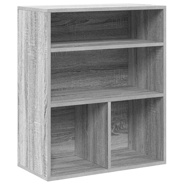 vidaXL Libreria Grigio Sonoma 60x30x71,5 cm in Legno Multistrato