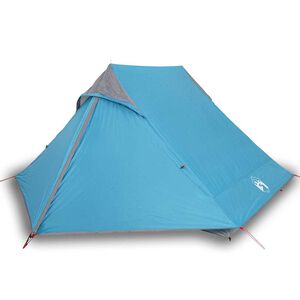vidaXL Tenda da Campeggio per 2 Persone Blu Impermeabile