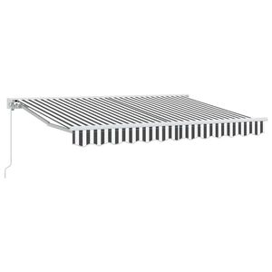 vidaXL Struttura della tenda Antracite e Bianco 250 x 200 cm