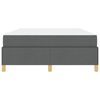 vidaXL Struttura del letto Grigio scuro 160 x 200 cm Tessuto