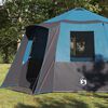 vidaXL Tenda Capanna con tetto Blu e Grigio 405 x 405 x 273 cm