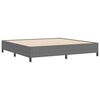 vidaXL Letto a molle Grigio chiaro 200 x 200 cm Velluto