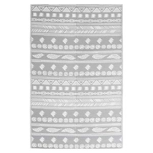 vidaXL Tappeto da Esterno ARAKIL Grigio 160x230 cm in PP