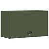 vidaXL Armadio a muro per garage Oliver verde 90 x 40 x 53 cm